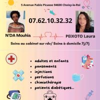 Infirmière à domicile à Choisy-le-Roi - Mouhia
